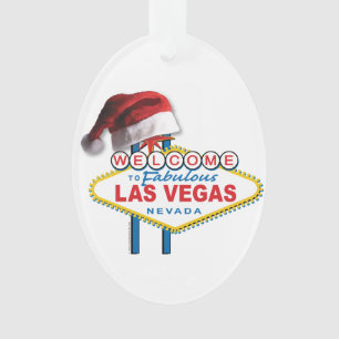 Weihnachten Willkommen im Zeichen von Las Vegas Ornament