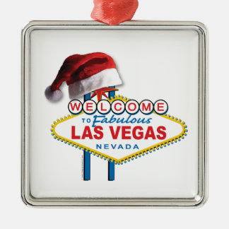 Weihnachten Willkommen im Zeichen von Las Vegas Ornament Aus Metall