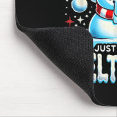 Weihnachten Winter Alles ist gut, nur ein Meltdo z Mousepad (Ecke)