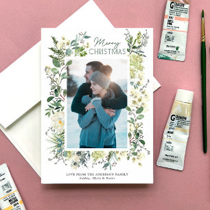 Weihnachten Winter Botanische Wasserfarbe