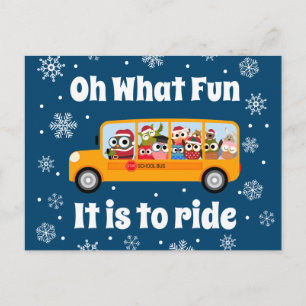 Weihnachten Winter Busfahrer Helfer Danke