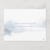 Weihnachten Winter Fox Elegant Einfach (Rückseite)