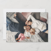 Weihnachten Winter Fox Elegantes Gold Script Foto (Rückseite)