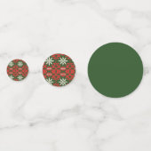 Weihnachten/Winter gemustert Konfetti (Vorderseiten)