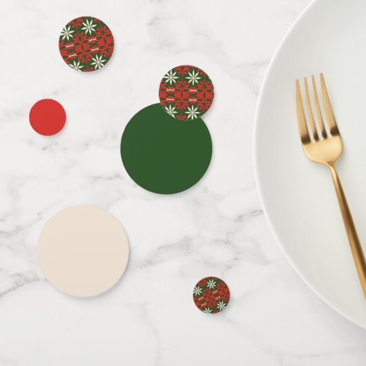 Weihnachten/Winter gemustert Konfetti (Gruppe)