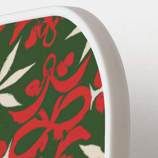 Weihnachten/Winter gemustert Pickleball Schläger (Linke Seite)