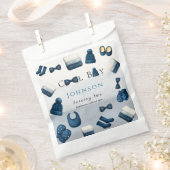 Weihnachten Winter gemütliche Junge zwei Geschenktütchen (Ausgeschnitten)