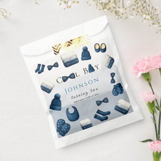 Weihnachten Winter gemütliche Junge zwei Geschenktütchen (Versiegelt)