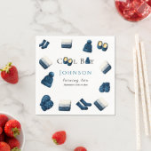 Weihnachten Winter gemütliche Junge zwei Serviette (Beispiel)