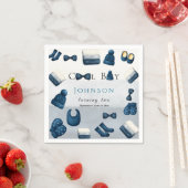 Weihnachten Winter gemütliche Junge zwei Serviette (Beispiel)