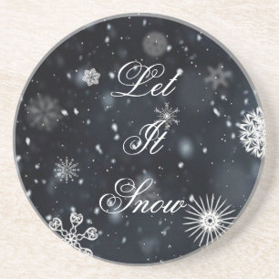 Weihnachten/Winter Getränkeuntersetzer