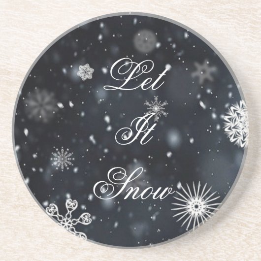 Weihnachten/Winter Getränkeuntersetzer (Vorne)