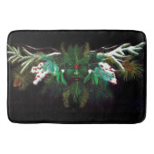 Weihnachten Winter Green Man Badematte (Vorderseite)