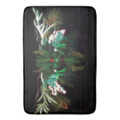 Weihnachten Winter Green Man Badematte (Vorderseite Vertikal)