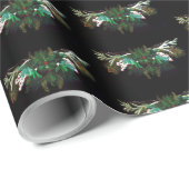 Weihnachten Winter Green Man Geschenkpapier (Rolleneckpunkt)