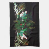 Weihnachten Winter Green Man Geschirrtuch (Vertikal)