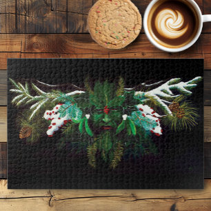 Weihnachten Winter Green Man Puzzle