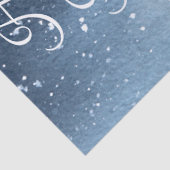 Weihnachten Winter Hirsche Wasserfarbe Seidenpapier (Detail)