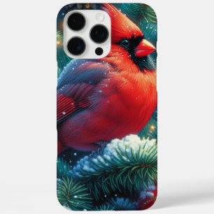 Weihnachten/Winter Kardinal iPhone 16 Pro Max Hülle