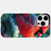 Weihnachten/Winter Kardinal Case-Mate iPhone Hülle (Rückseite (Horizontal))