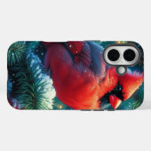 Weihnachten/Winter Kardinal Case-Mate iPhone Hülle (Rückseite (Horizontal))