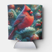 Weihnachten/Winter Kardinal Dosenkühler (Rückseite)