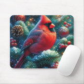 Weihnachten/Winter Kardinal Mousepad (Mit Mouse)