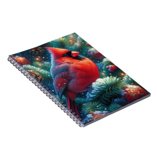 Weihnachten/Winter Kardinal Notizblock (Rechte Seite)