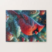 Weihnachten/Winter Kardinal Puzzle (Horizontal)