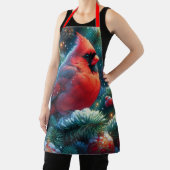 Weihnachten/Winter Kardinal Schürze (InSitu)