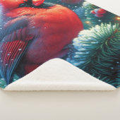Weihnachten/Winter Kardinal Sherpadecke (3/4)