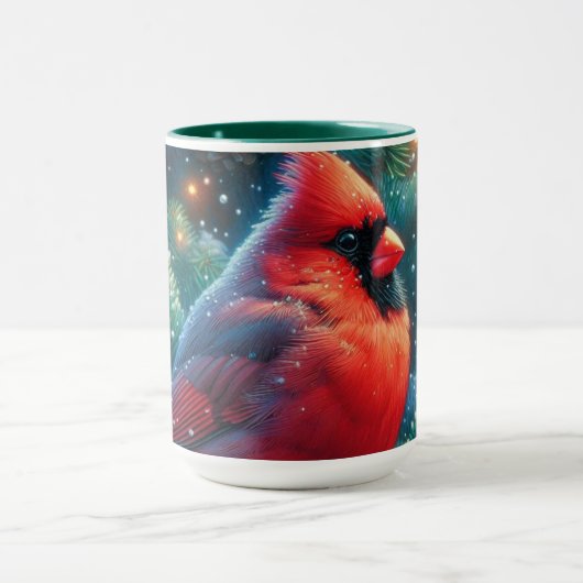 Weihnachten/Winter Kardinal Tasse (Zentrum)
