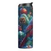 Weihnachten/Winter Kardinal Thermosbecher (Nach links gedreht)