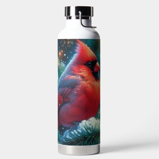 Weihnachten/Winter Kardinal Trinkflasche (links)