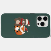 Weihnachten/Winter Niedlicher Bär & Fox Case-Mate iPhone Hülle (Rückseite (Horizontal))