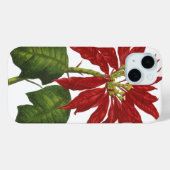 Weihnachten, Winter-Pflanze Red Poinsettia Case-Mate iPhone Hülle (Rückseite (Horizontal))