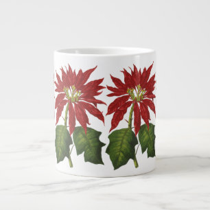 Weihnachten, Winter-Pflanze Red Poinsettia Jumbo-Tasse