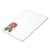 Weihnachten, Winter-Pflanze Red Poinsettia Notizblock (angewinkelt)