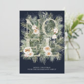 Weihnachten Winter Pine Botanischer Schnee Weihnac (Stehend Vorderseite)