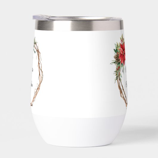 Weihnachten Winter Poinsettia Watercolor (Rechts)