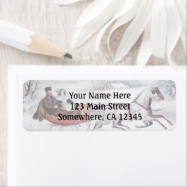 Weihnachten, Winter, Schlittenpferd