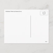 Weihnachten, Winter, Schlittenpferd Feiertagspostkarte (Rückseite)