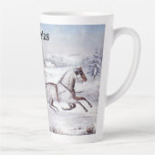 Weihnachten, Winter, Schlittenpferd Milchtasse (Rechts)