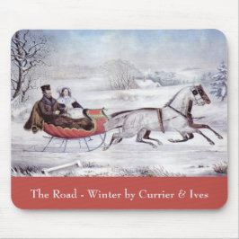 Weihnachten, Winter, Schlittenpferd Mousepad