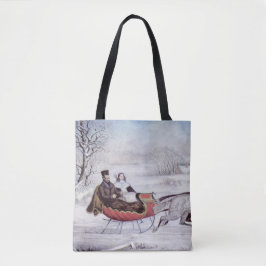 Weihnachten, Winter, Schlittenpferd Tasche