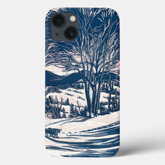 Weihnachten, Winter Schnee Berglandschaft Case-Mate iPhone Hülle (Rückseite)