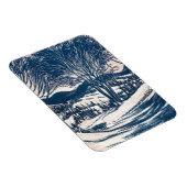 Weihnachten, Winter Schnee Berglandschaft Magnet (Rechte Seite)