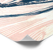 Weihnachten, Winter Schnee Berglandschaft Poster (Ecke)