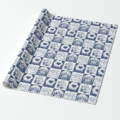 Weihnachten Winter Schnee Geschenkpapier (Ungerollt)