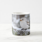 Weihnachten Winter Schneefink Kaffeetasse (Mittel)